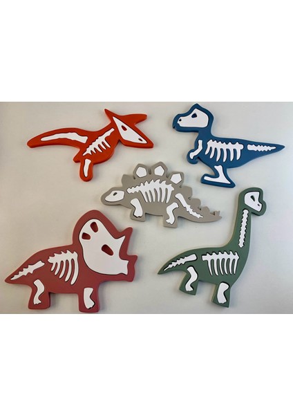 Stegosaurus Dinazor Çocuk Okul Kreş Eğitici Öğretici Sevimli Puz modelleri