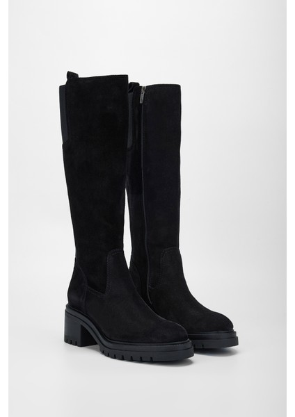 Kadın Siyah Süet Deri Çizme 957 40304 Bn Cızme SK23/24 fiyatları