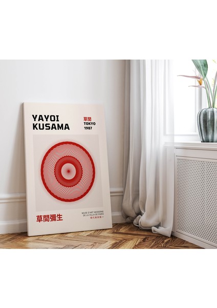 Yayoi Kusama Minimalist Sanatsal Kanvas Tablo Modern Duvar Tablosu