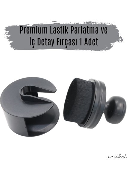 Özel Yeni Nesil Aplikatör Ultra Soft Ince Yoğun Tüylü - Premium Lastik parlatma ve Iç Detay fırçası 1 Adet