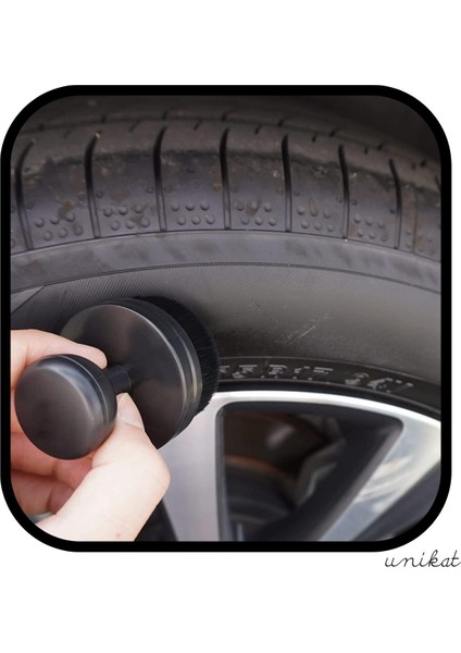 Özel Yeni Nesil Aplikatör Ultra Soft Ince Yoğun Tüylü - Premium Lastik parlatma ve Iç Detay fırçası 1 Adet fırsatları