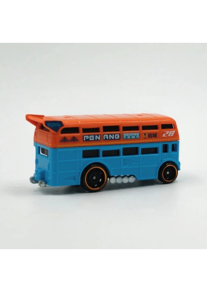 1/64 Ölçek Tekli Regular Arabalar HTD46 Hw Fast Transit / Trouble Decker (Mavi) fiyatları