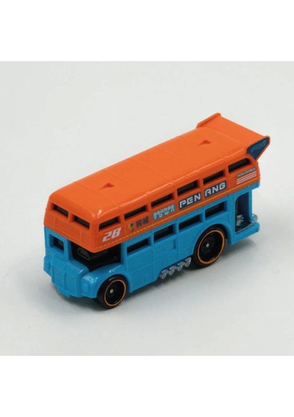 1/64 Ölçek Tekli Regular Arabalar HTD46 Hw Fast Transit / Trouble Decker (Mavi) modelleri