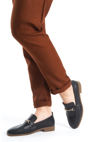 Tina Model Deri Tokalı Kadın Günlük Loafer Babet fırsatları