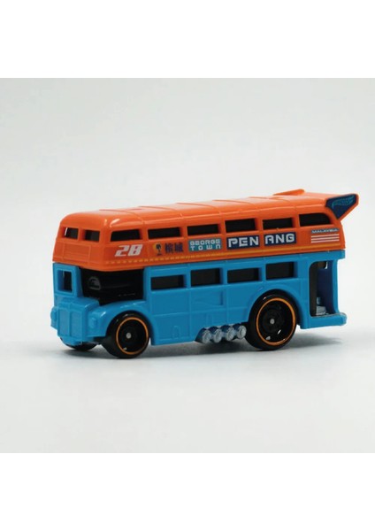 1/64 Ölçek Tekli Regular Arabalar HTD46 Hw Fast Transit / Trouble Decker (Mavi) fırsatları