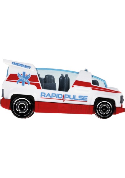 1/64 Ölçek Tekli Regular Arabalar HRY68 Hw First Response / Rapid Pulse(Beyaz) modelleri