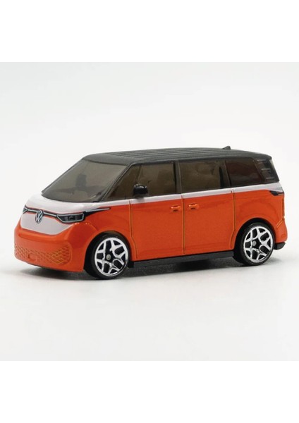 1/64 Ölçek Tekli Regular Arabalar HTB94 Hw Vans / Volkswagen Id. Buzz (Turuncu)
