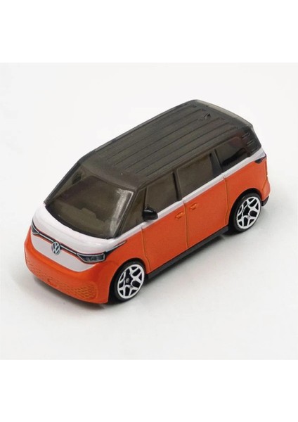 1/64 Ölçek Tekli Regular Arabalar HTB94 Hw Vans / Volkswagen Id. Buzz (Turuncu)