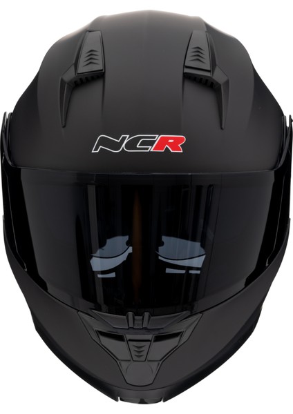 Icon Çene Açılır Kask Siyah Vizörlü