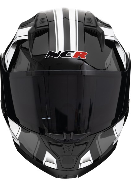 Icon Çene Açılır Kask Siyah Vizörlü