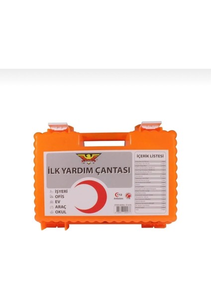 Ilk Yardım Seti ve Ezca Dolabı Denetime Uygun Portatif Kullanışlı