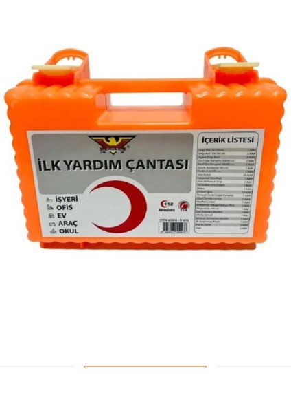 Ilk Yardım Seti ve Ezca Dolabı Denetime Uygun Portatif Kullanışlı modelleri