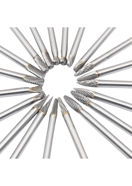 10 Adet 6X6X150MM Çimentolu Karbür Döner Dosya Tungsten Çelik (Yurt Dışından)