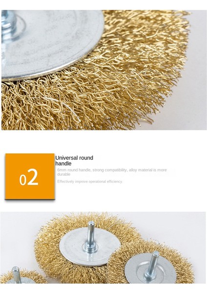 Aşındırıcı Tel Fırçalar Elektrikli Matkap Döner Aletleri Içindir, (Yurt Dışından)