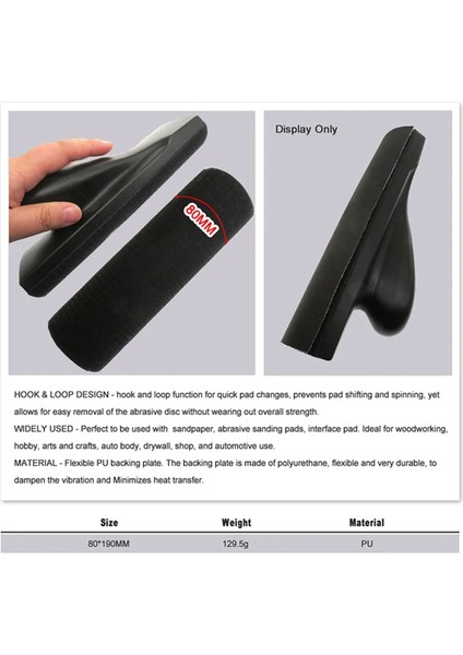El Taşlama Diski 80X190MM Siyah Yapışkanlı Cilalama Yapışkan Diski (Yurt Dışından) modelleri