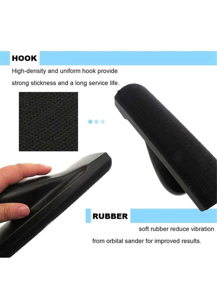 El Taşlama Diski 80X190MM Siyah Yapışkanlı Cilalama Yapışkan Diski (Yurt Dışından) fırsatları