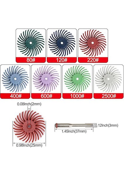 50 Kazınmış Parlatma Diskleri 3mm Bağlantı Çubuğu Parlatma Tekerleği (Yurt Dışından) modelleri