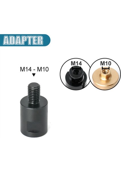 Açı Taşlama Makinesi M14 Ila M10 Adaptörü Dişli Dönüştürücü Adaptörü (Yurt Dışından)