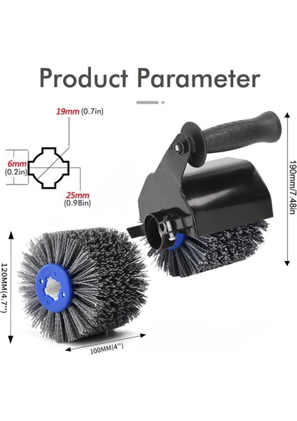 El Tipi Doğrusal Parlatma Makinesi Parçaları Açı Taşlama Makinesi M10 (Yurt Dışından)