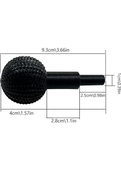 Ball Döner Freze, 10MM Ağaç Işleme Döner Törpüsü, Gümüş (Yurt Dışından)
