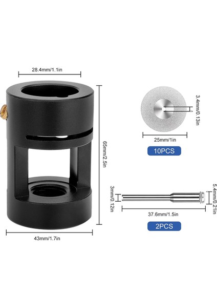 Tıg Kaynak Döner Bileyici Kaynak Tungsten Öğütücü Aleti (Yurt Dışından)