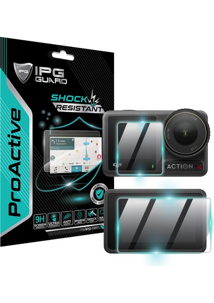 Djı Osmo Action 4 Kamera Için 9h Nano Proactive Ekran Koruyucu (2 Adet Büyük, 1 Küçük Ekran), Pürüzsüz Cam Bitiş fiyatları