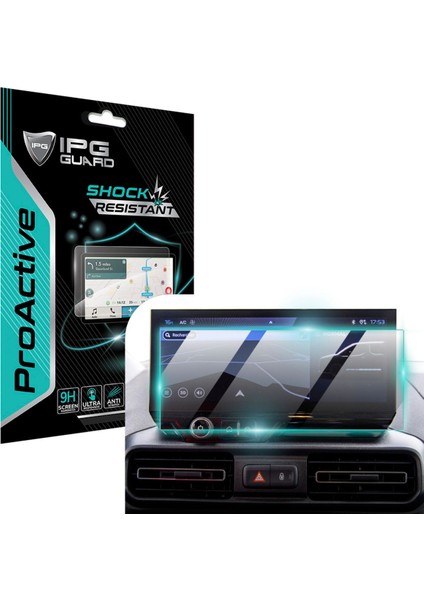 Peugeot 2024 Uyumlu Rifter 10" Navigasyon Için Ipg Proactive Ekran Koruyucu
