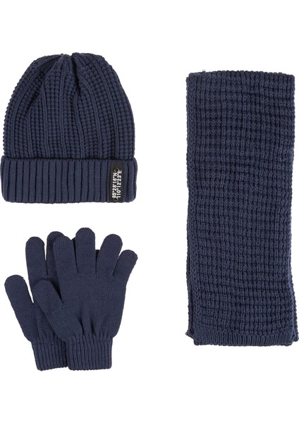 K24180-10 Erkek Çocuk 9-15 Yaş 3'lü Bere Set