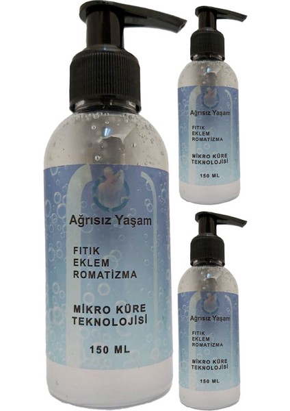 150 ml Mikro Küre Teknolojsi - Sırt Bel Kas Diz Dirsek Masaj Jeli