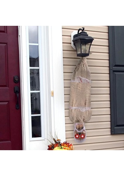 Halloween Sensörlü Işıklı Hareketli Mumya 25X75 cm fiyatları