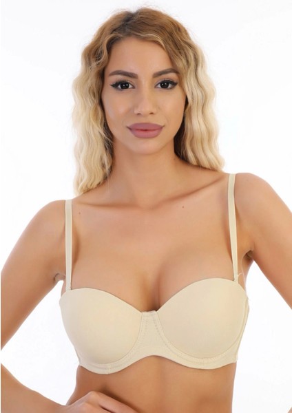 192 Desteksiz Straplez Sütyen