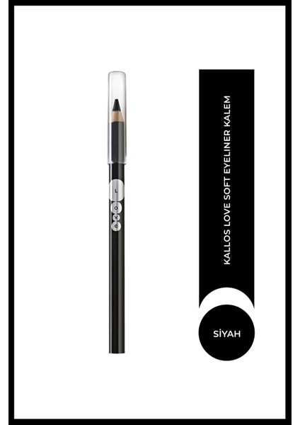 Kallos Love Siyah Soft Eyeliner Kalem