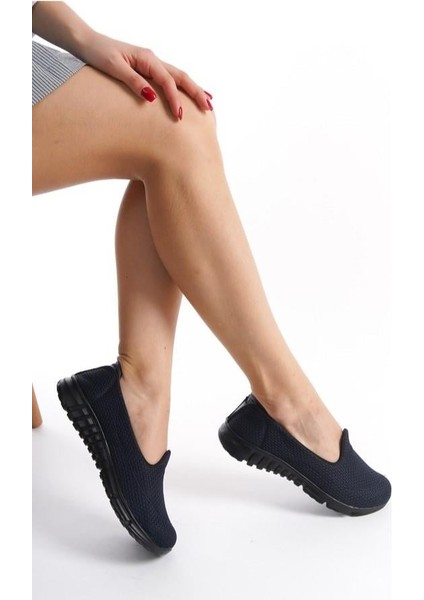 Kadın Fileli Rahat Memory Taban Sneaker