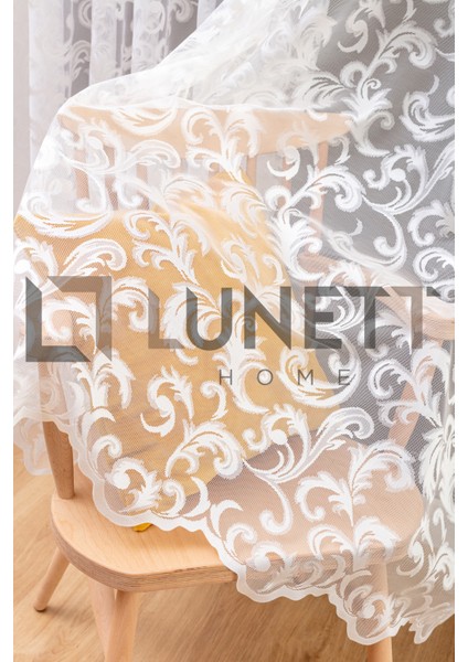 Kullanıma Hazır Sarmaşık Desen (1x2.5) Orta Pile Tül Perde indirimleri