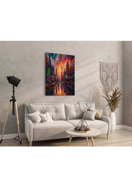 Ahşap Çerçevesiz Modern Mdf Uv Baskı Tablo