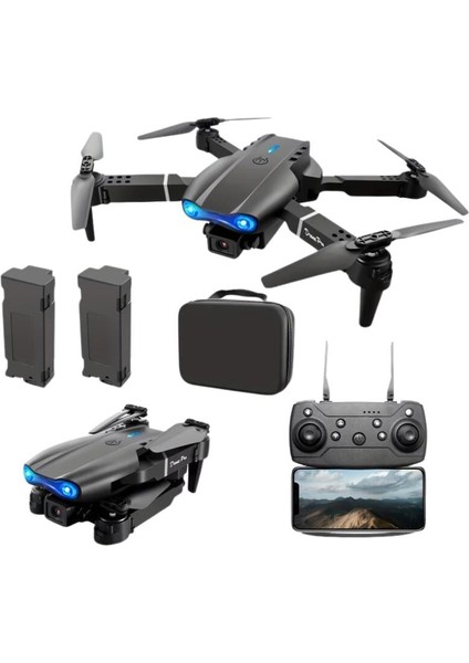 Pro Rc Katlanabilir Drone 4K Profesyonel Kamera Hd Wifi Fpv Fotoğraf Quadcopter Modeli Selfie Drones