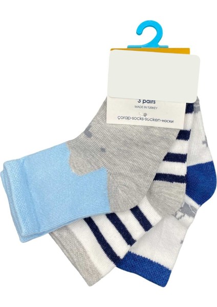 3lü Bebek Çorabı E025-22