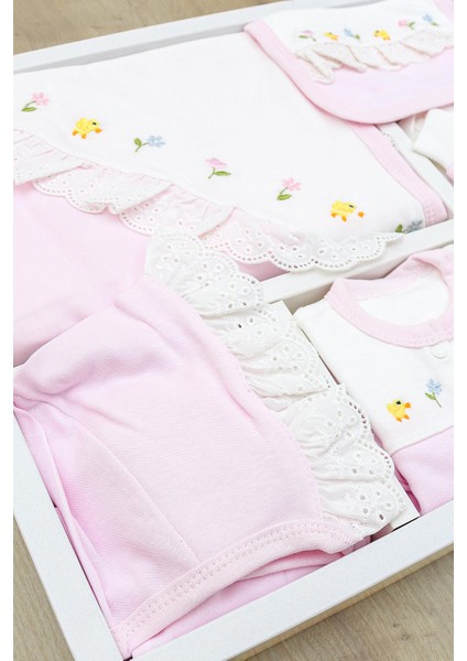 Kız Bebebek Yenidoğan 10 Lu Lüks Hastane Çıkışı Zıbın Seti STL6917 fiyatları