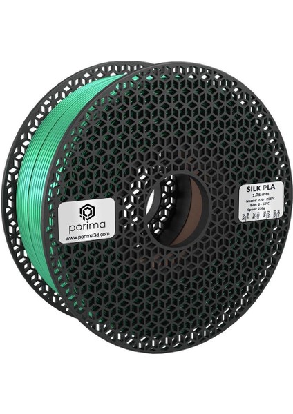 Silk Pla 1.75MM Yeşil Filament 1kg