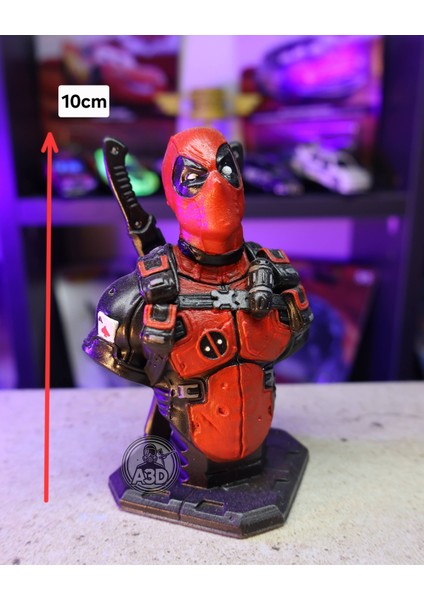 Deadpool Büst,hediyelik,koleksiyonluk