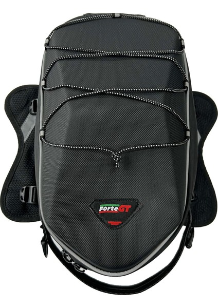 Gt Forte Suya Dayanıklı Depo Üstü Çanta Dayanıklı Malzeme ile Motorsiklet Aksesuarı