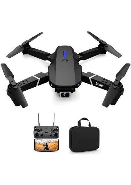 E88 Pro Yarış Drone ile 1080P Hd Çift Kamera Profesyonel Uzun Mesafe Drones Mini Akıllı Konumlandırma Uzaktan Kumandalı Drone