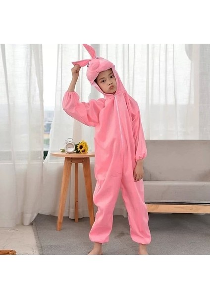 Çocuk Tavşan Kostümü Pembe Renk 2-3 Yaş 80 cm fiyatları