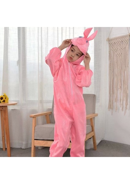 Çocuk Tavşan Kostümü Pembe Renk 2-3 Yaş 80 cm indirimleri