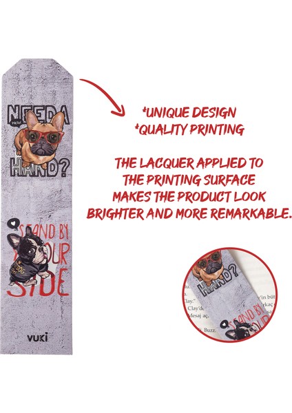 Köpek Desenli Kağıt Kitap Ayracı fiyatları