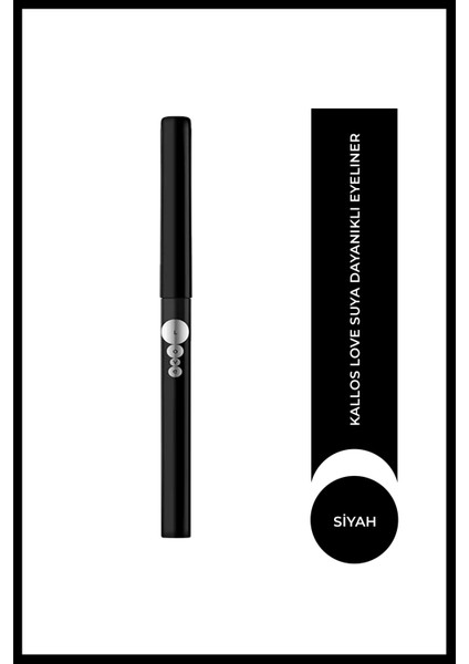 Kallos Love Suya Dayanıklı Eyeliner