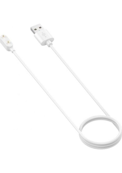 Honor Choice Watch / Oppo Band 2 Uyumlu Yüksek Kalite Şarj Kablosu (Beyaz) modelleri