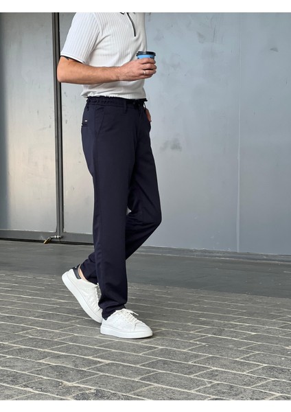 Regular Fit Beli Bağlamalı Erkek Ipli Kumaş Pantolon fiyatları
