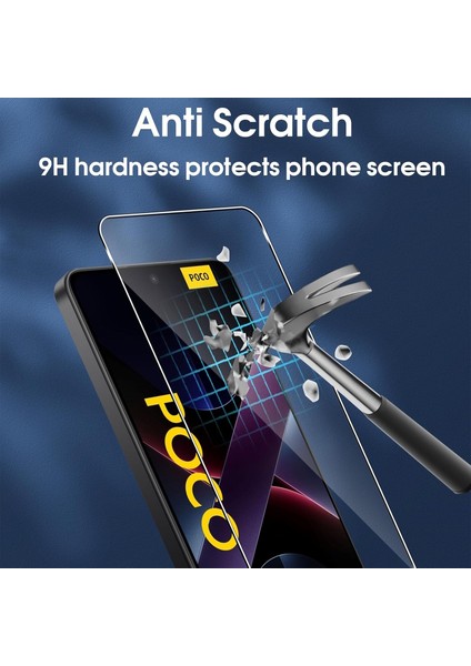 Xiaomi Poco X7 Pro Uyumlu Ekran Koruyucu 9h Temperli Cam Şeffaf Passifik Ekran Koruma Camı