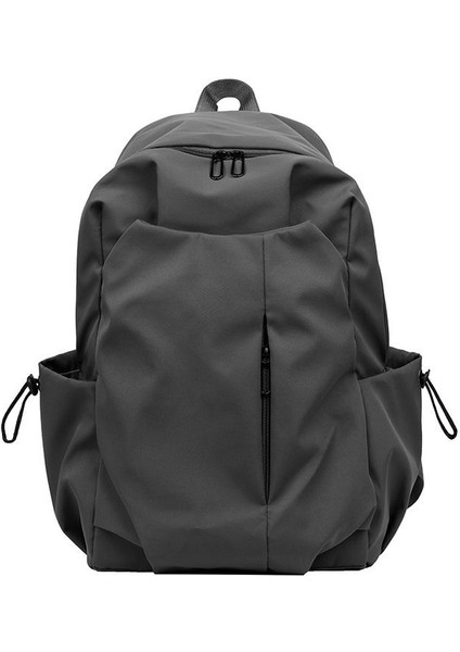 Gündelik Düz Renk Basit Çok Yönlü Sırt Çantası (Yurt Dışından)